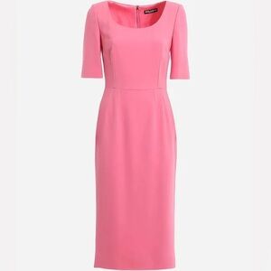 NWT D&G Midi Pink Short Sleeve Dress